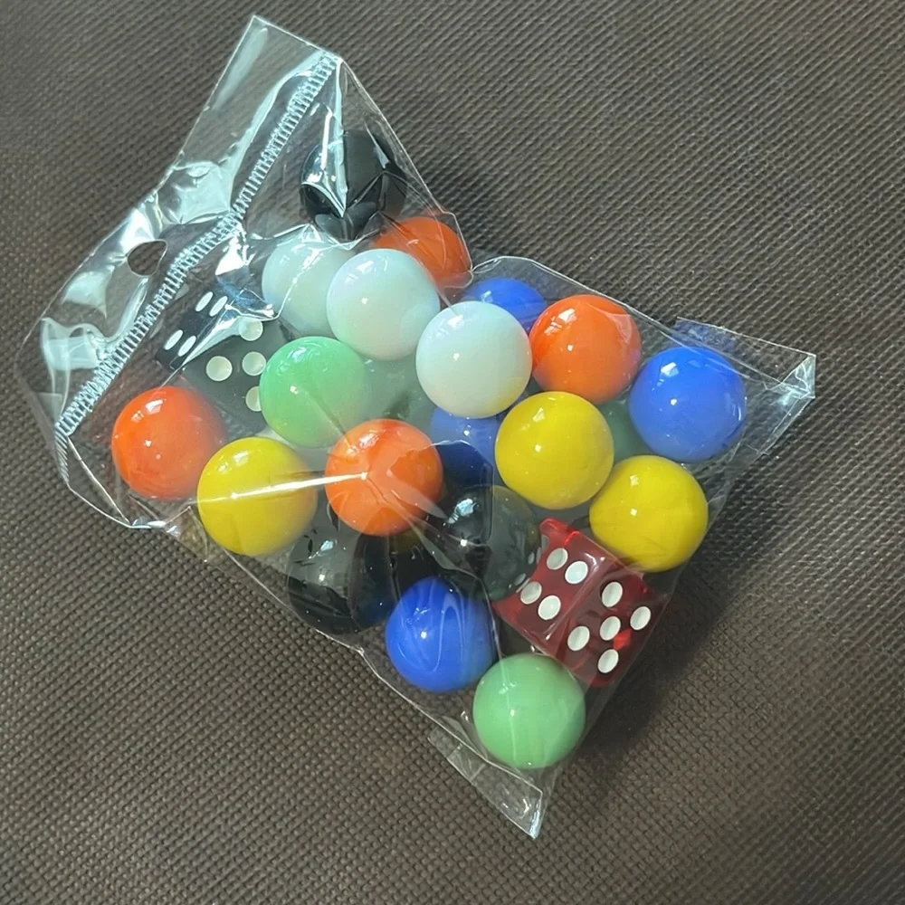 Marble & Dice Set for games 🌿🆕🌿